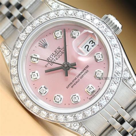 orologio rolex donna rosa